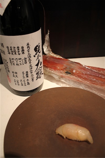 ヤガラ　白たまり　×　悦凱陣（香川）純米大吟醸生　23BY　30℃