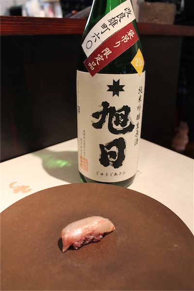 金目鯛の生粕漬け　×　十旭日 純米吟醸生　21BY　40℃