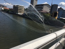投網おじさん