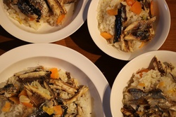 サンマの炊き込みご飯