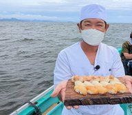 【海の上のおすしやさん！？】/  番組名「ひるまえほっと」（NHK総合テレビ）