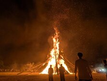 向田の火祭2025（石川県七尾市能登島）