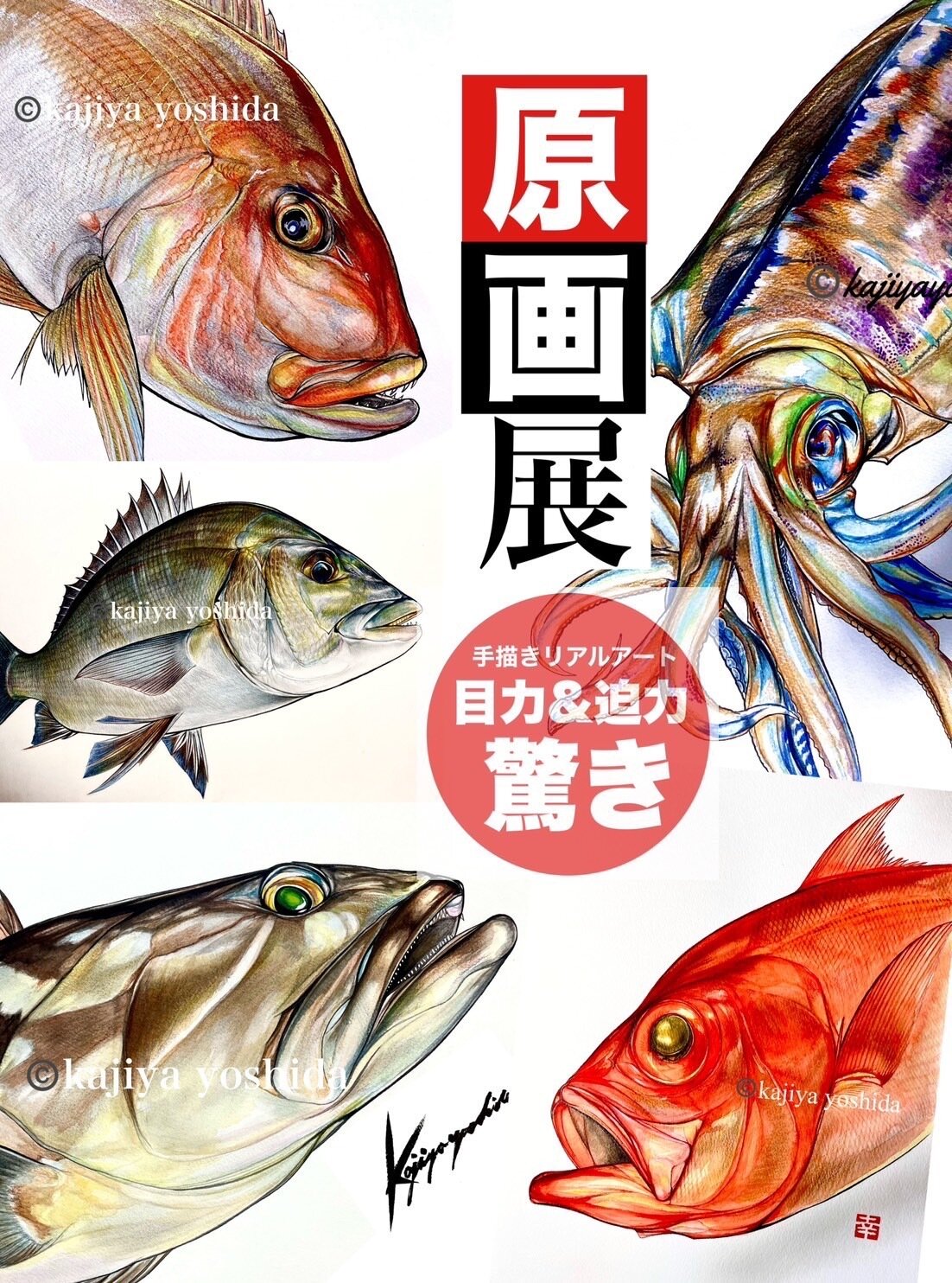 吉田幸男 原画展 - 水道ギャラリー / 酢飯屋 - 文京区水道